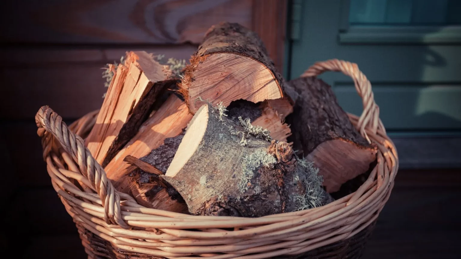 Maak brandhout bymekaar